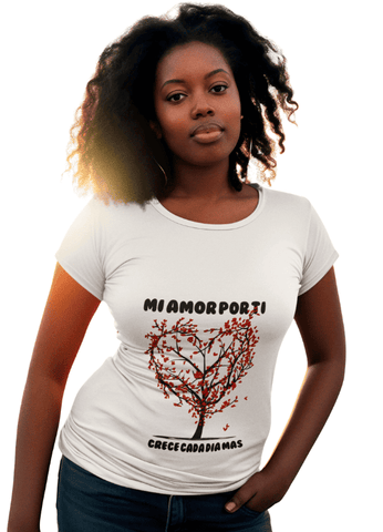 "Mi amor por ti crece"